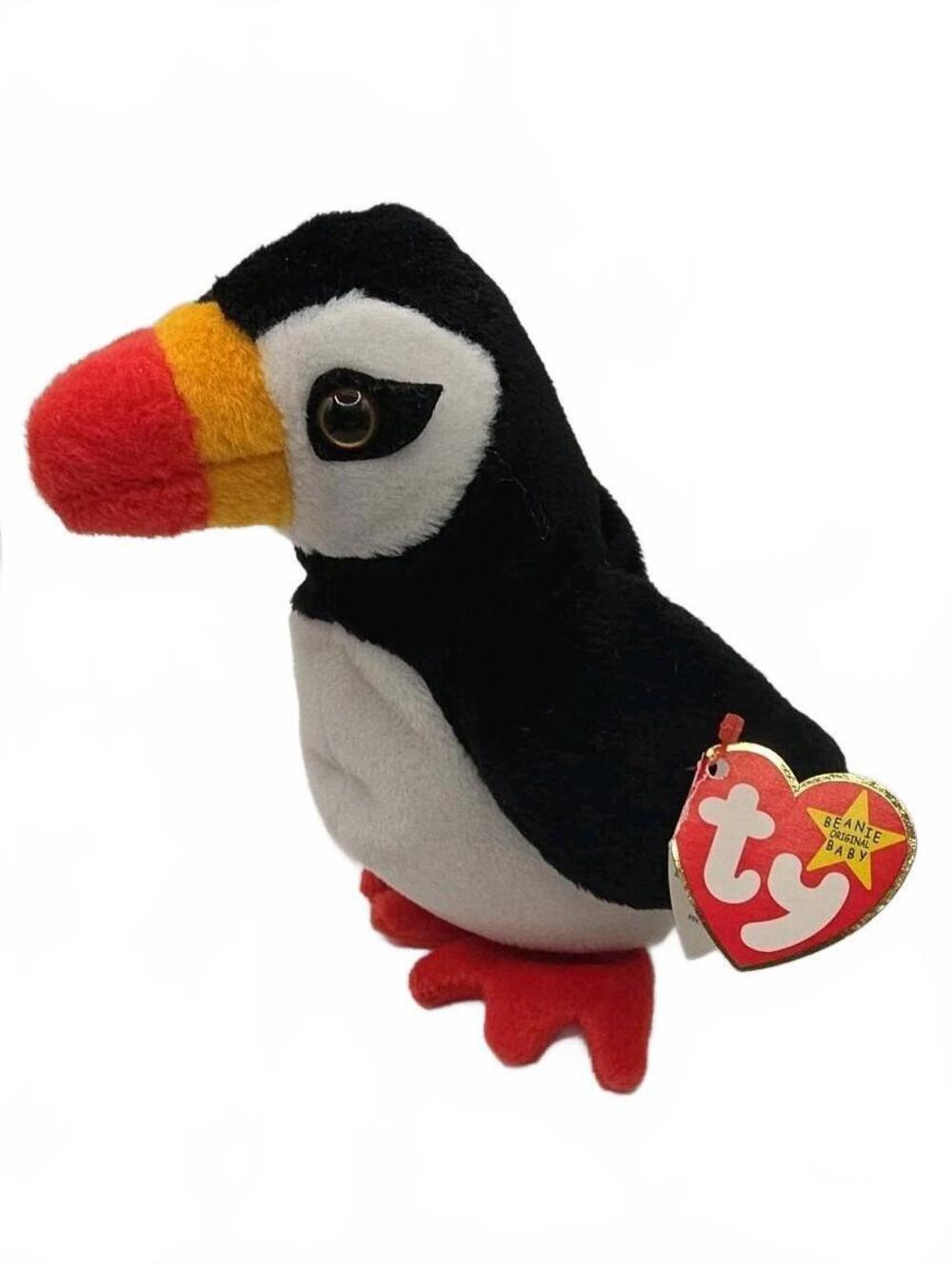 Retired TY Beanie Baby Babies Puffer the Puffin 8"